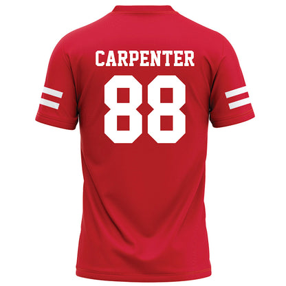 Nebraska - NCAA Football : Jackson Carpenter - Red Football Jersey-1