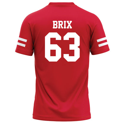 Nebraska - NCAA Football : Grant Brix - Red Football Jersey