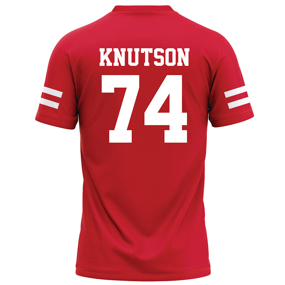 Nebraska - NCAA Football : Brock Knutson - Red Football Jersey