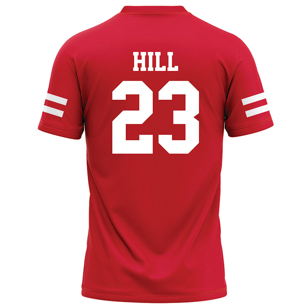 Nebraska - NCAA Football : Blye Hill - Red Football Jersey