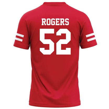 Nebraska - NCAA Football : Dylan Rogers - Red Football Jersey