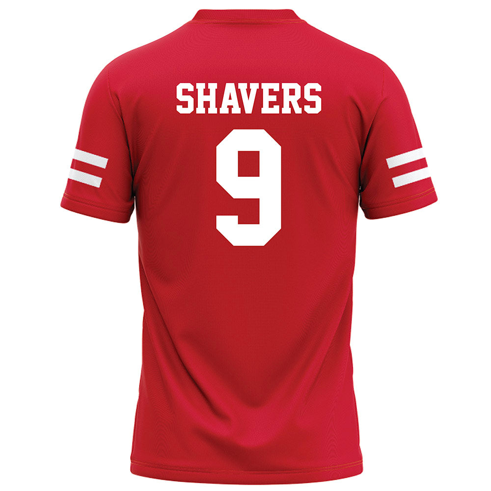 Nebraska - NCAA Football : Vincent Shavers - Red Football Jersey-1