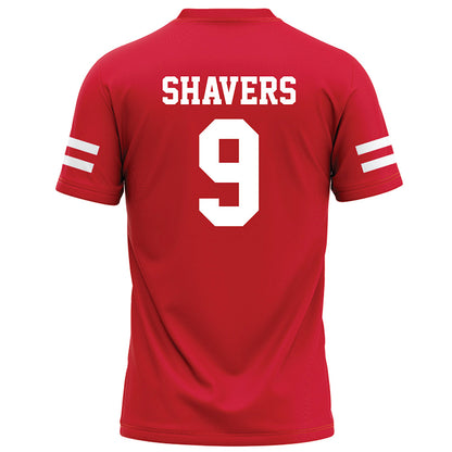 Nebraska - NCAA Football : Vincent Shavers - Red Football Jersey-1