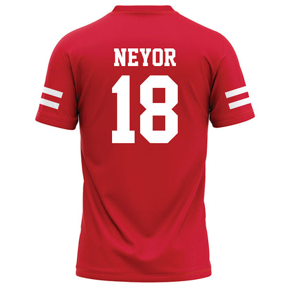 Nebraska - NCAA Football : Isaiah Neyor - Red Football Jersey