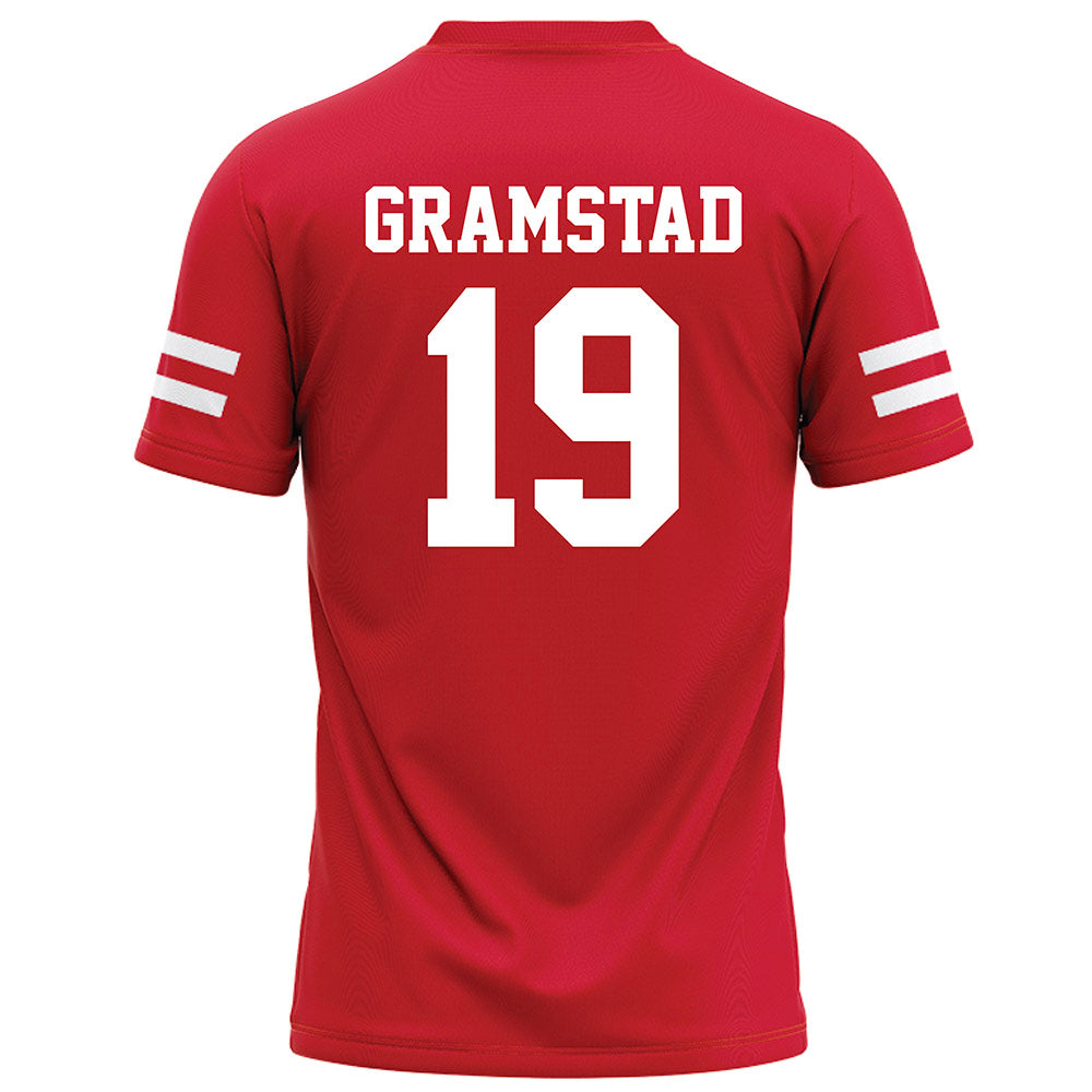 Nebraska - NCAA Football : Jalyn Gramstad - Red Football Jersey