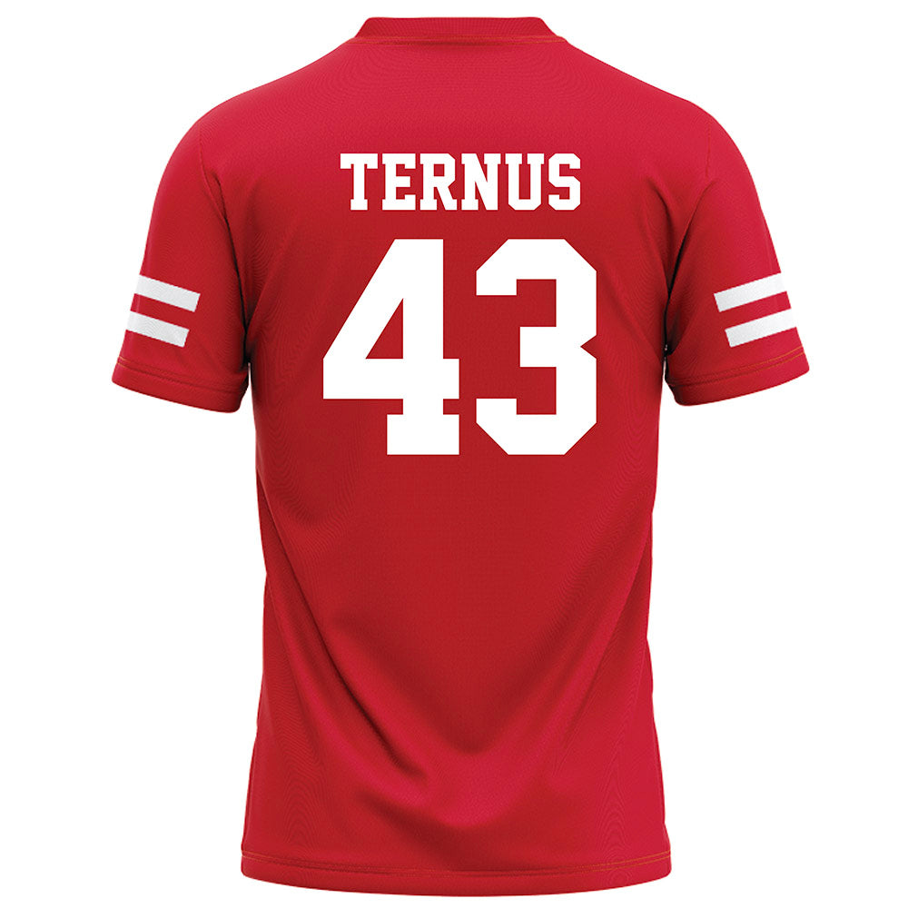 Nebraska - NCAA Football : Landon Ternus - Red Football Jersey