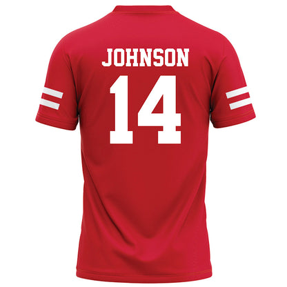 Nebraska - NCAA Football : Rahmir Johnson - Red Football Jersey