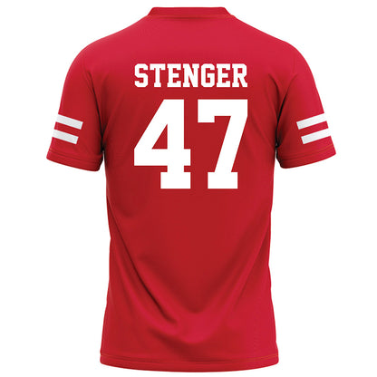 Nebraska - NCAA Football : Gage Stenger - Red Football Jersey