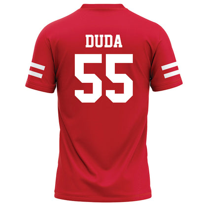 Nebraska - NCAA Football : Ethan Duda - Red Football Jersey-1