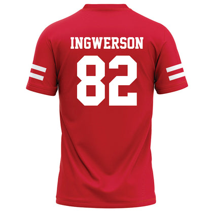 Nebraska - NCAA Football : Eric Ingwerson - Red Football Jersey