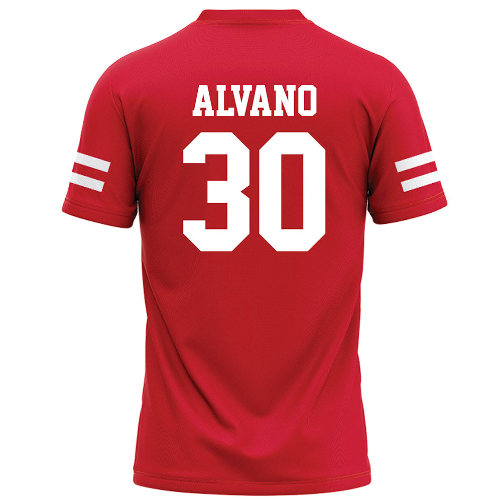 Nebraska - NCAA Football : Tristan Alvano - Red Football Jersey