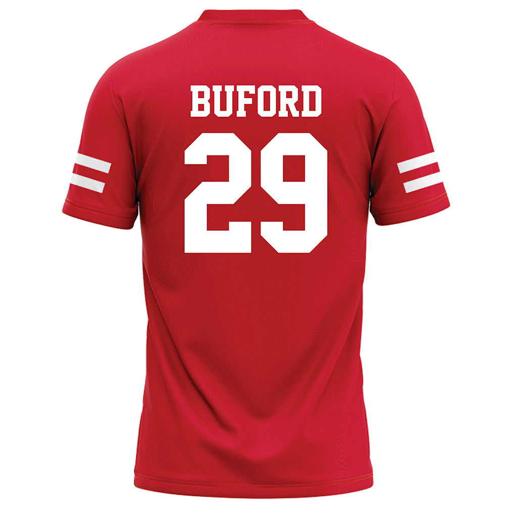 Nebraska - NCAA Football : Mario Buford - Red Football Jersey