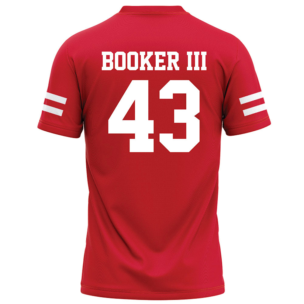 Nebraska - NCAA Football : Michael Booker III - Red Football Jersey