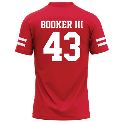 Nebraska - NCAA Football : Michael Booker III - Red Football Jersey