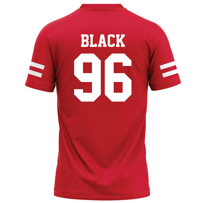 Nebraska - NCAA Football : Leslie Black - Red Football Jersey