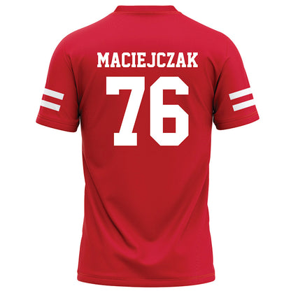 Nebraska - NCAA Football : Jason Maciejczak - Red Football Jersey