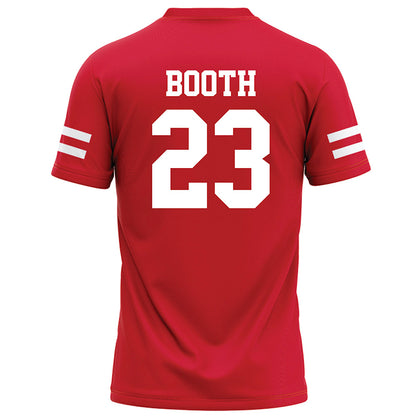 Nebraska - NCAA Football : Conor Booth - Red Football Jersey-1