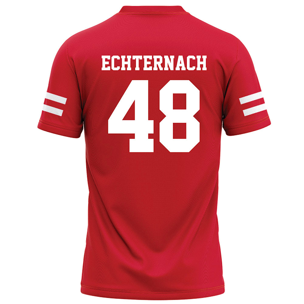 Nebraska - NCAA Football : Cayden Echternach - Red Football Jersey