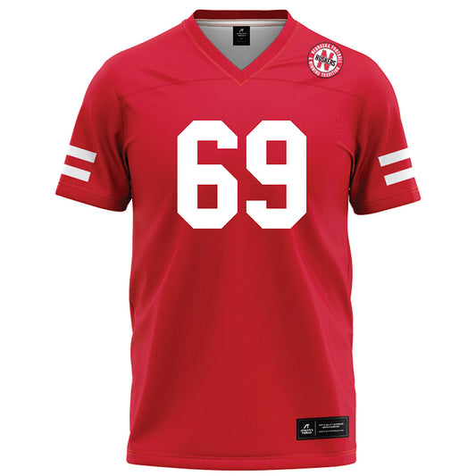 Nebraska - NCAA Football : Turner Corcoran - Red Football Jersey