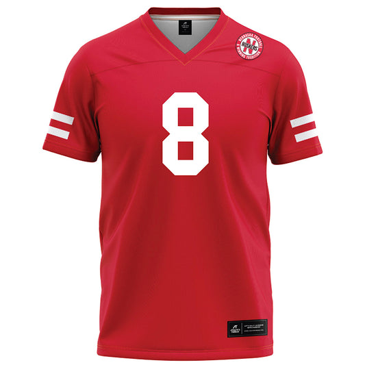 Nebraska - NCAA Football : Deshon Singleton - Red Football Jersey