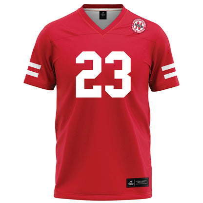 Nebraska - NCAA Football : Conor Booth - Red Football Jersey-0