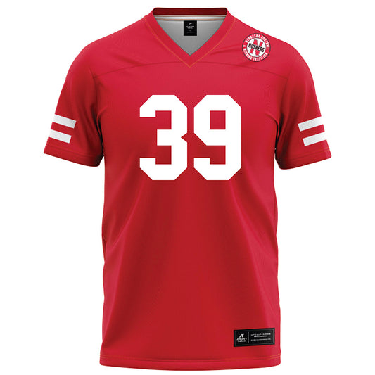 Nebraska - NCAA Football : Derek Branch - Red Football Jersey