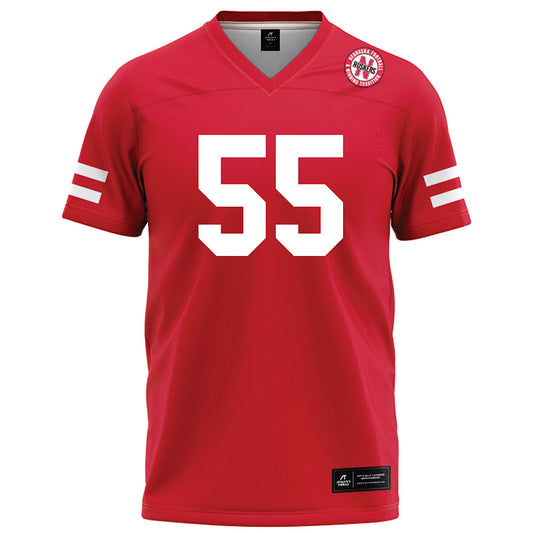Nebraska - NCAA Football : Ethan Duda - Red Football Jersey-0