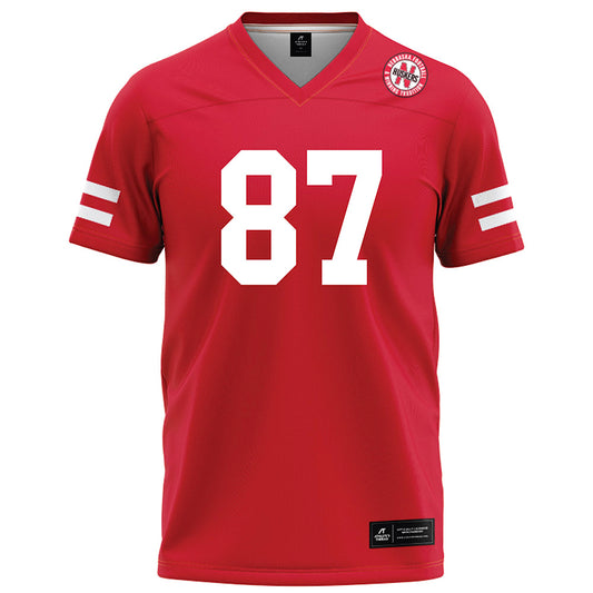 Nebraska - NCAA Football : Nate Boerkircher - Red Football Jersey