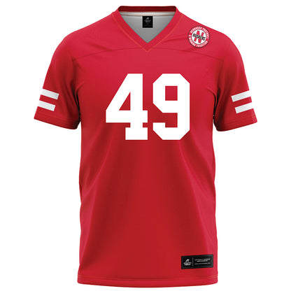 Nebraska - NCAA Football : Danny King - Red Football Jersey