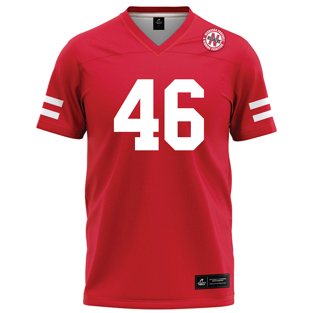 Nebraska - NCAA Football : Grant Buda - Red Football Jersey