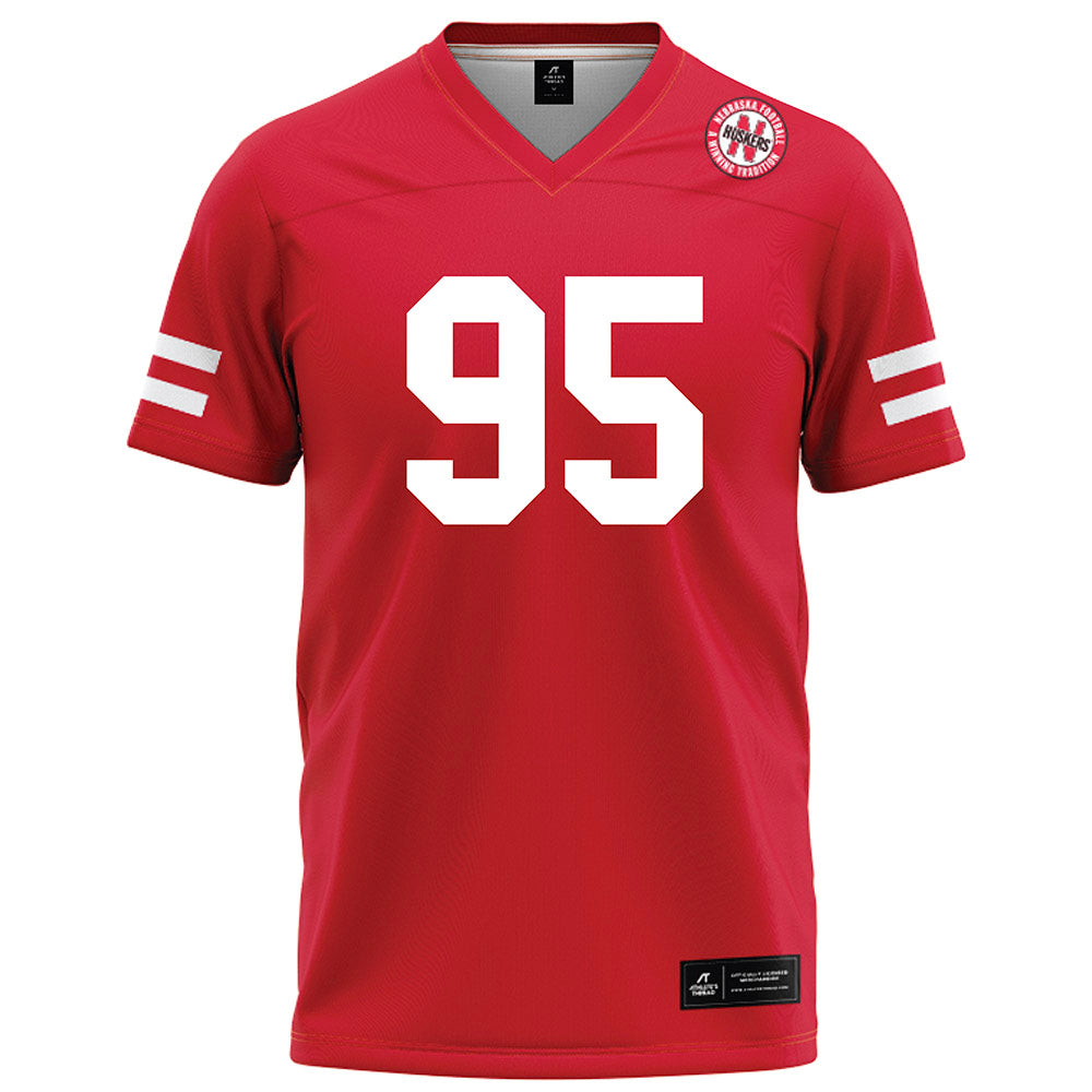 Nebraska - NCAA Football : Spencer Pankratz - Red Football Jersey