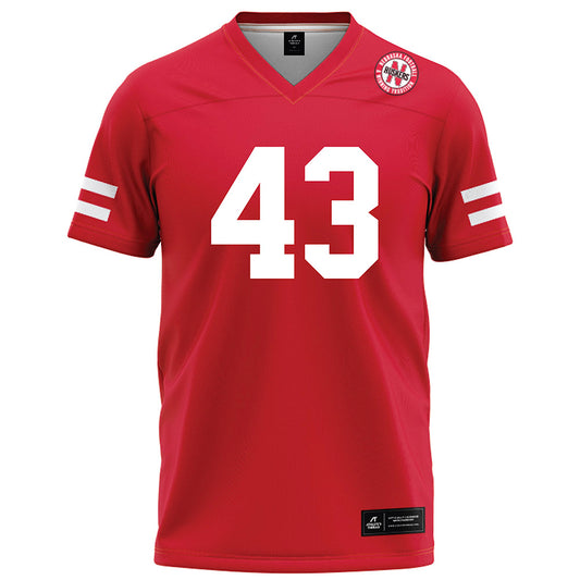 Nebraska - NCAA Football : Landon Ternus - Red Football Jersey