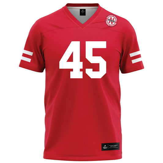 Nebraska - NCAA Football : Roger Gradney - Red Football Jersey-0