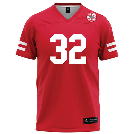 Nebraska - NCAA Football : Trent Uhlir - Red Football Jersey