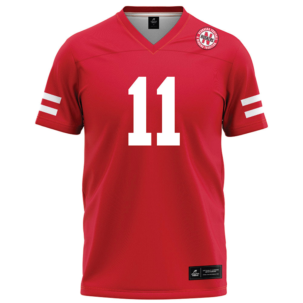 Nebraska - NCAA Football : Cameron Lenhardt - Red Football Jersey