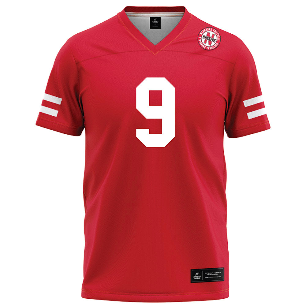 Nebraska - NCAA Football : Vincent Shavers - Red Football Jersey-0