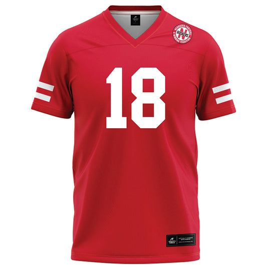 Nebraska - NCAA Football : Larry Tarver Jr - Red Football Jersey-0