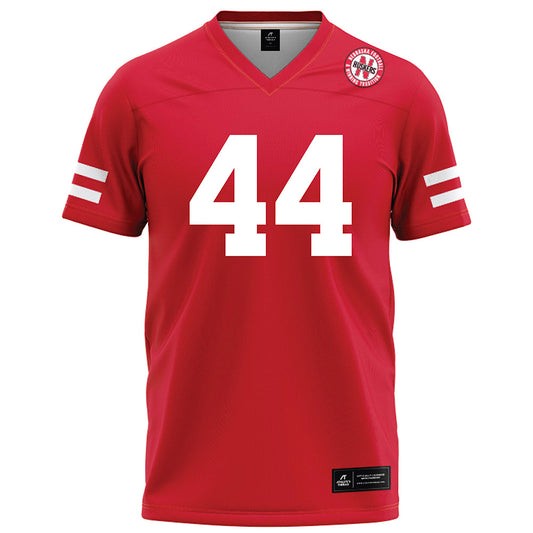 Nebraska - NCAA Football : Riley Van Poppel - Red Football Jersey