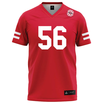 Nebraska - NCAA Football : Micah Mazzccua - Red Football Jersey