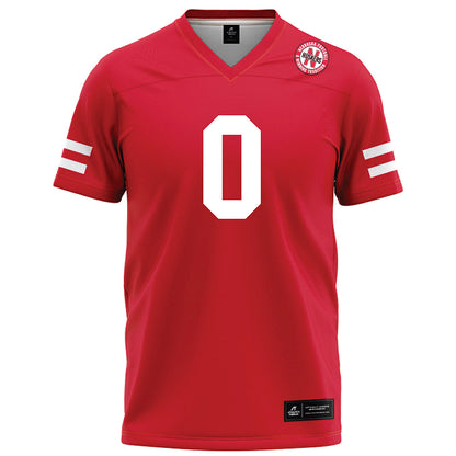 Nebraska - NCAA Football : Nash Hutmacher - Red Football Jersey