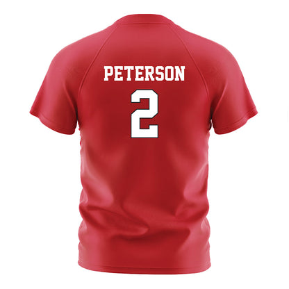 Nebraska - NCAA Women's Soccer : Haley Peterson - Red Soccer Jersey