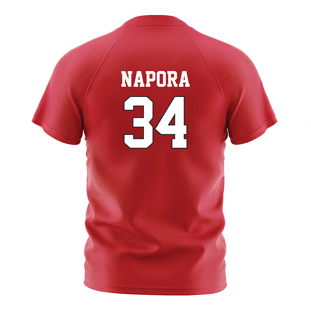 Nebraska - NCAA Women's Soccer : Allison Napora - Red Soccer Jersey