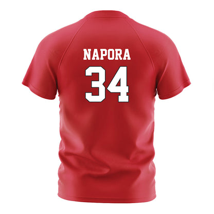 Nebraska - NCAA Women's Soccer : Allison Napora - Red Soccer Jersey