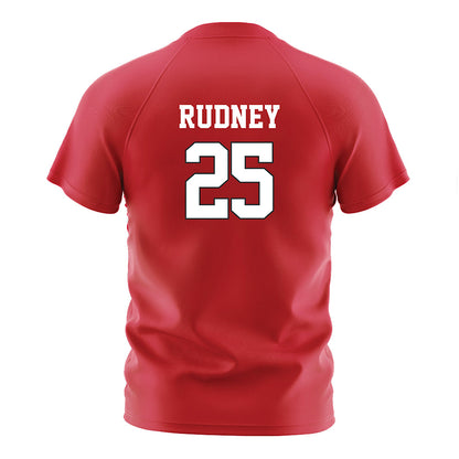 Nebraska - NCAA Women's Soccer : Ella Rudney - Red Soccer Jersey-1