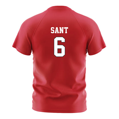 Nebraska - NCAA Women's Soccer : Sadie Sant - Red Soccer Jersey-1