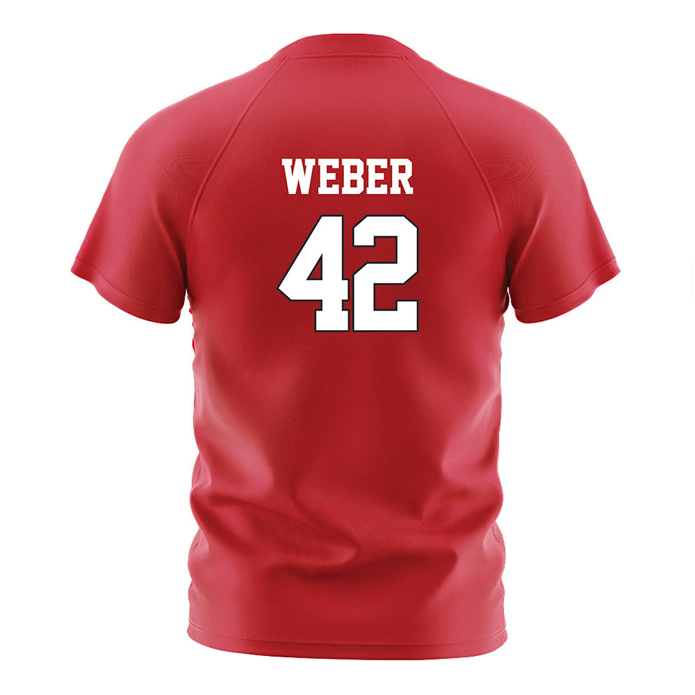 Nebraska - NCAA Women's Soccer : Sarah Weber - Red Soccer Jersey