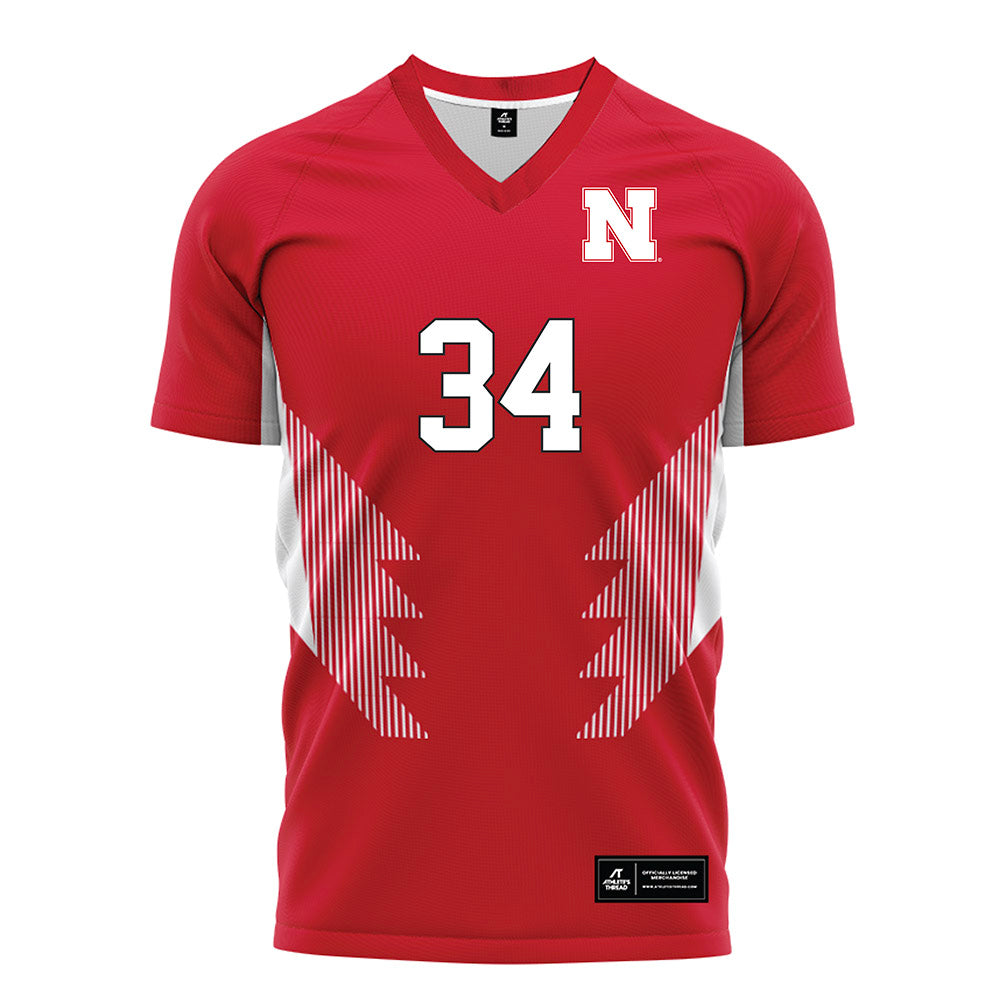 Nebraska - NCAA Women's Soccer : Allison Napora - Red Soccer Jersey