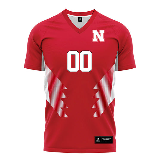 Nebraska - NCAA Women's Soccer : Cece Villa - Red Soccer Jersey