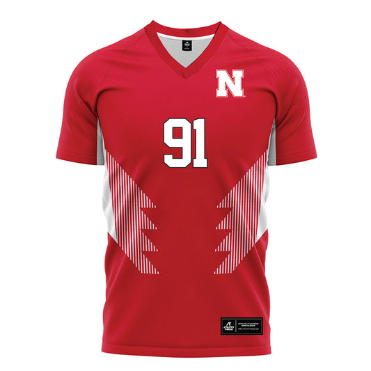 Nebraska - NCAA Women's Soccer : Sami Hauk - Red Soccer Jersey