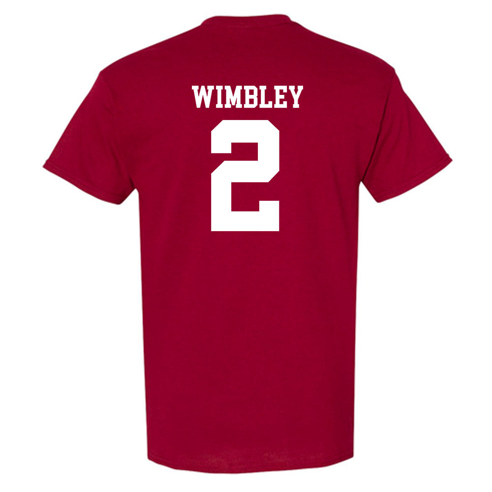 UMass - NCAA Men's Basketball : Dwayne Wimbley - Generic Shersey T-Shirt-1